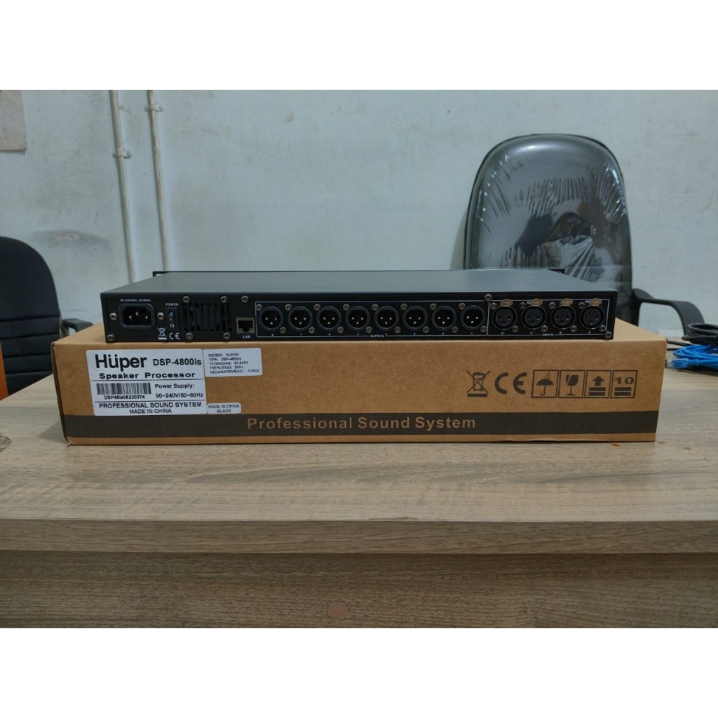 Speaker Management DLMS HUPER DSP4800 | DSP 4800 IS Original 4 in 8 out