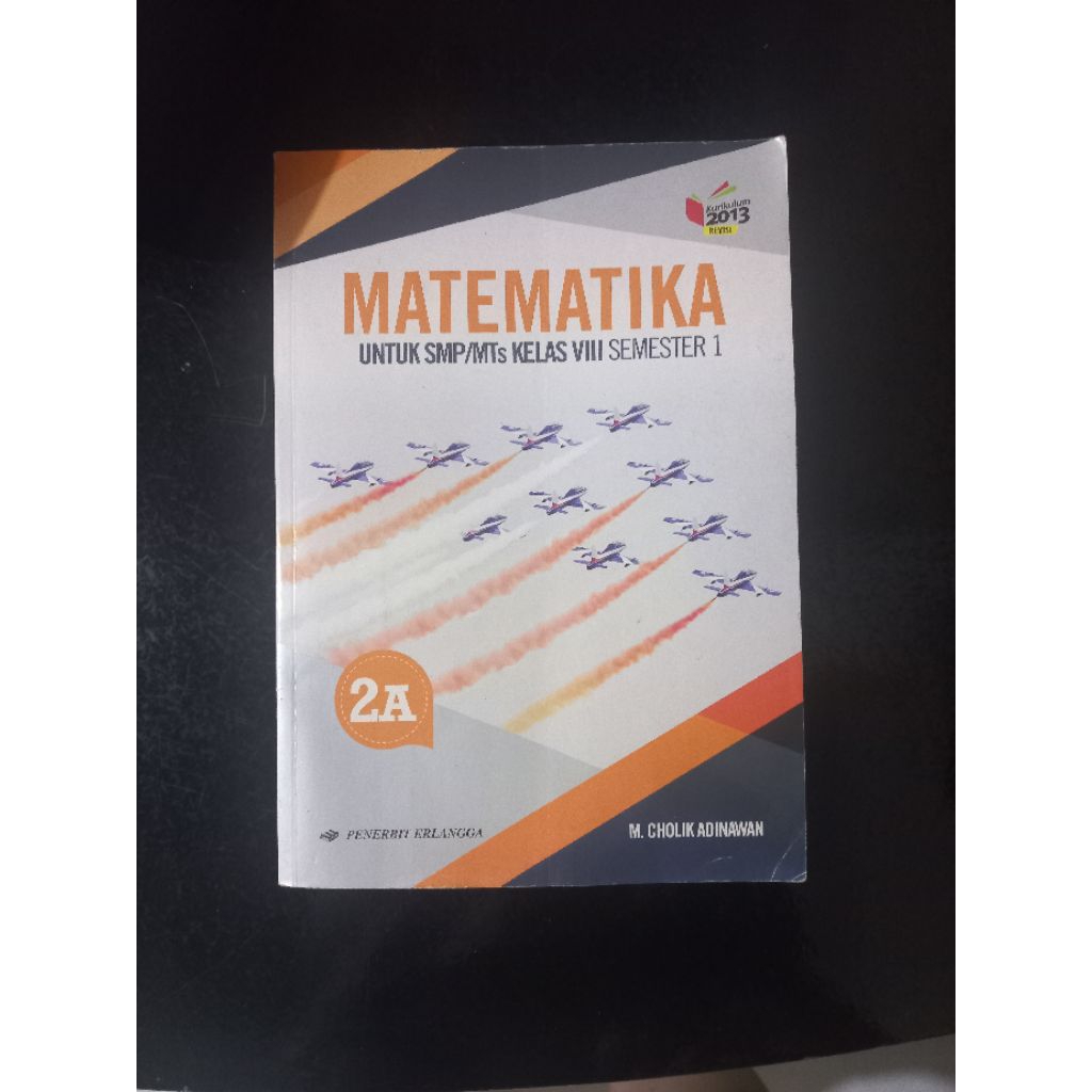Buku Matematika kelas 8 Erlangga