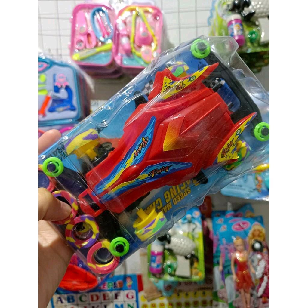 Tamia Mini 4Wd Bonus 4 Ban Roda Busa Murah Mainan Anak Balap Dinamo Mobil Toys Unik