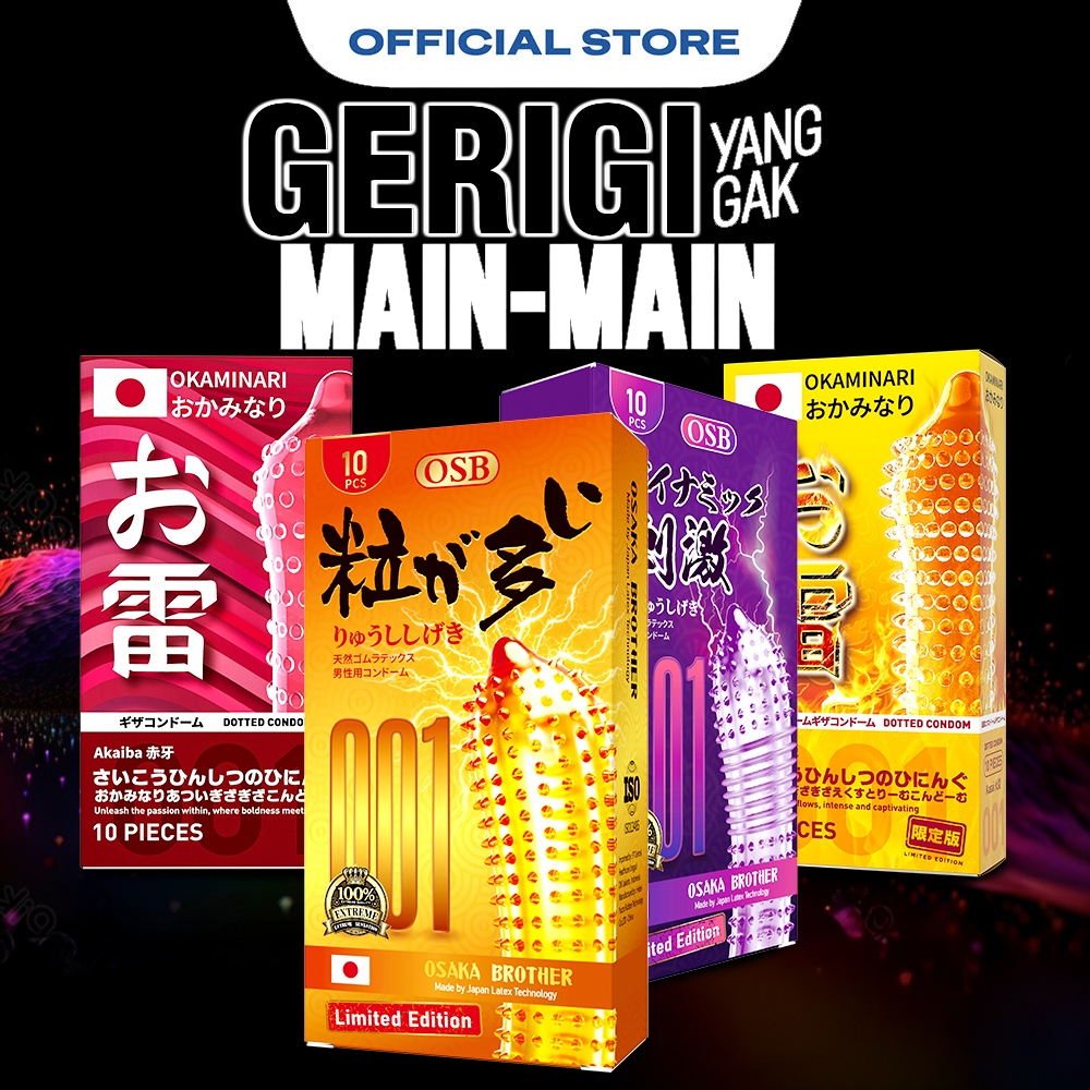 Kondom 001 Gerigi Besar 1-10 Pcs