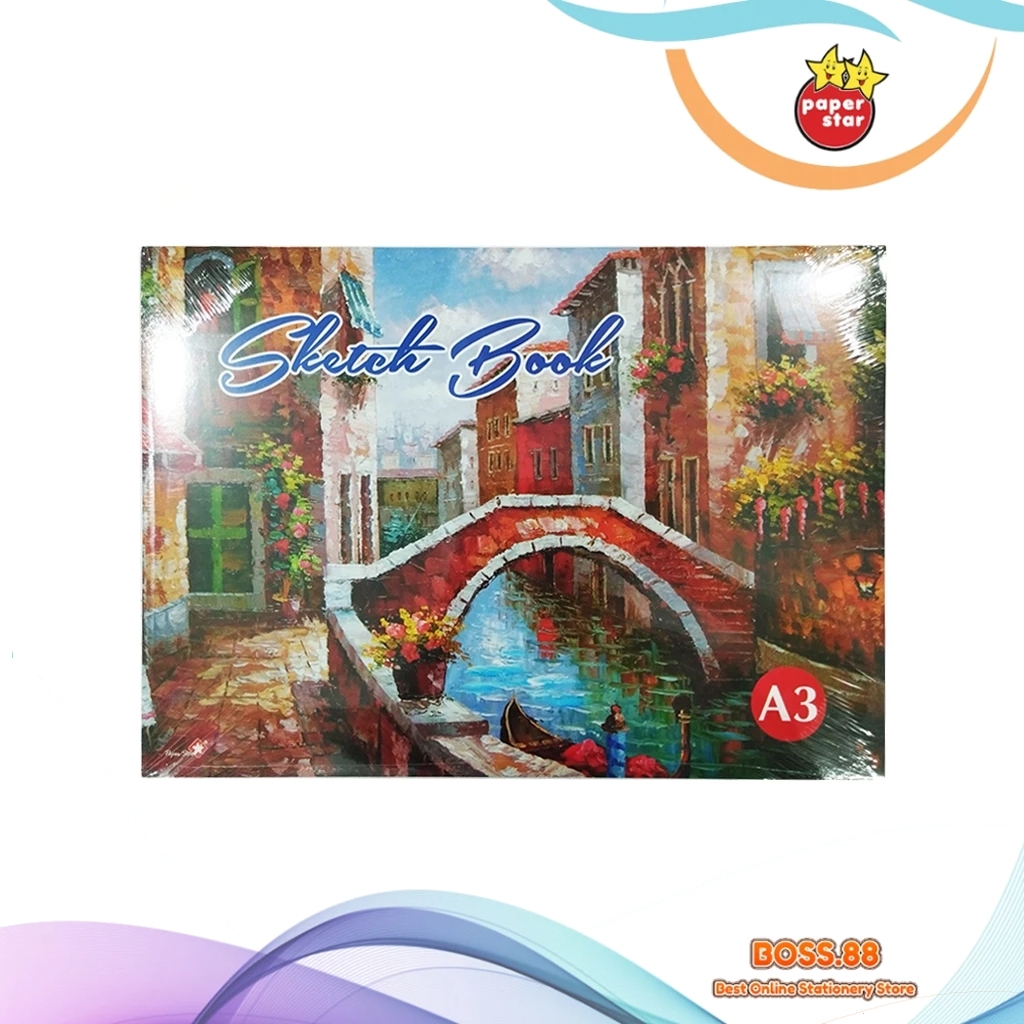 

SKETCH BOOK / BUKU SKETSA PAPERSTAR A3 (1 PCS)