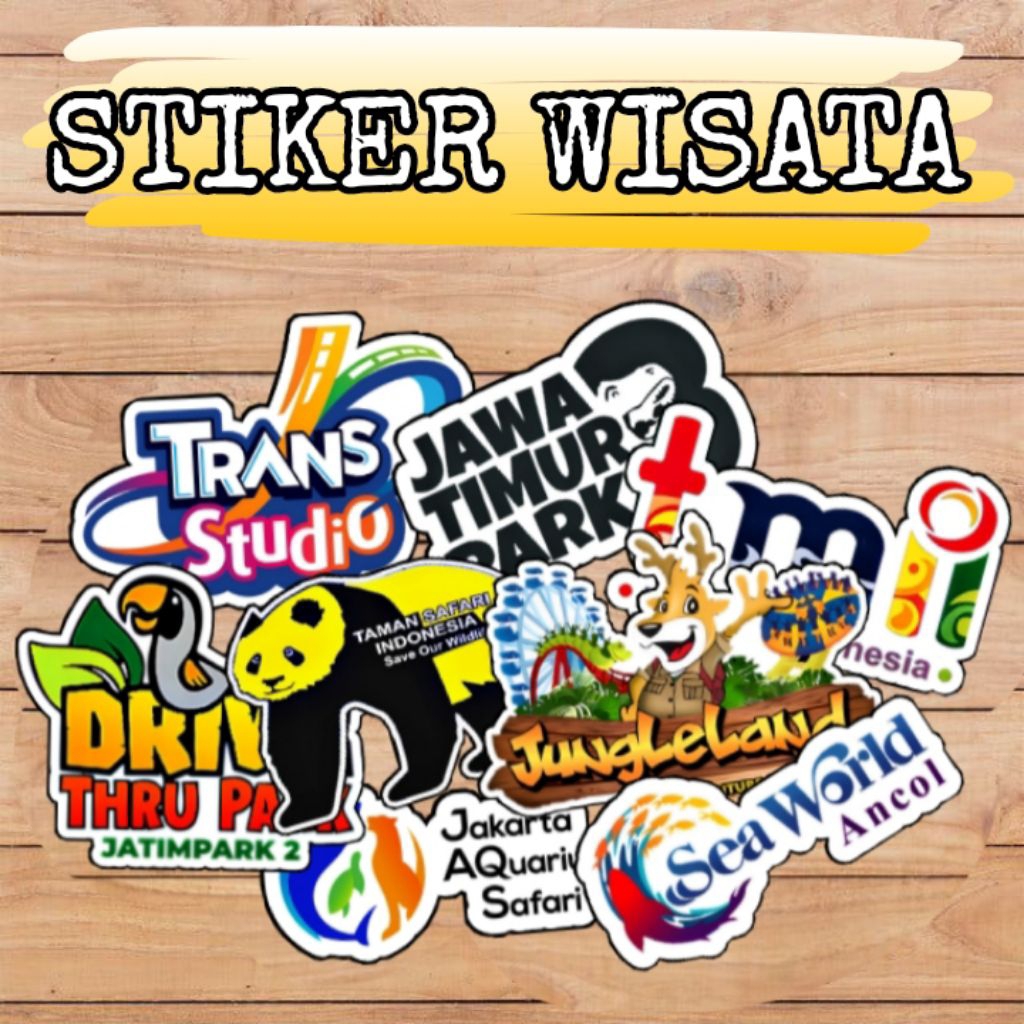 

Stiker Wisata Indonesia Sticker Tempat Wisata Size 6-7cm