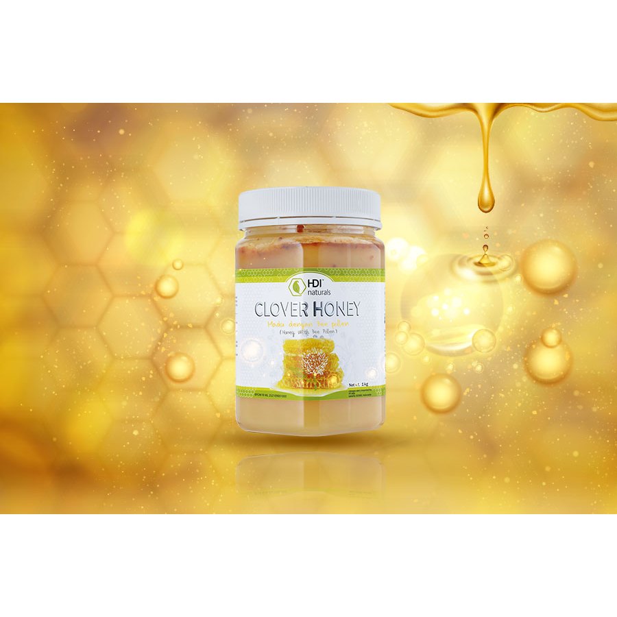 

madu clover 1kg + permen proliz lozenges original
