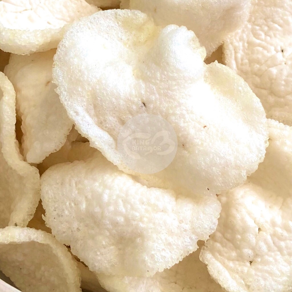 

TERMURAH 1KG Kerupuk Bulat Ikan Tenggiri Krupuk Putih Mentah Enak Wangi Gurih Nagih