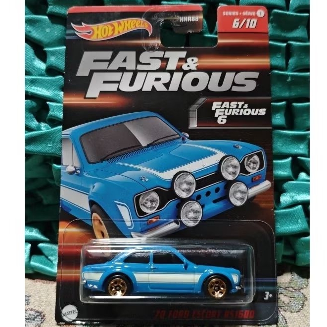 Hotwheels Fast and Furious 70 Ford Escort RS1600