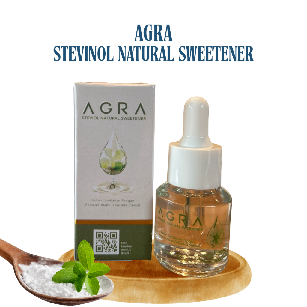 

Pemanis Alami Stevia | AGRA Steviol Natural Sweetener 0% Kalori