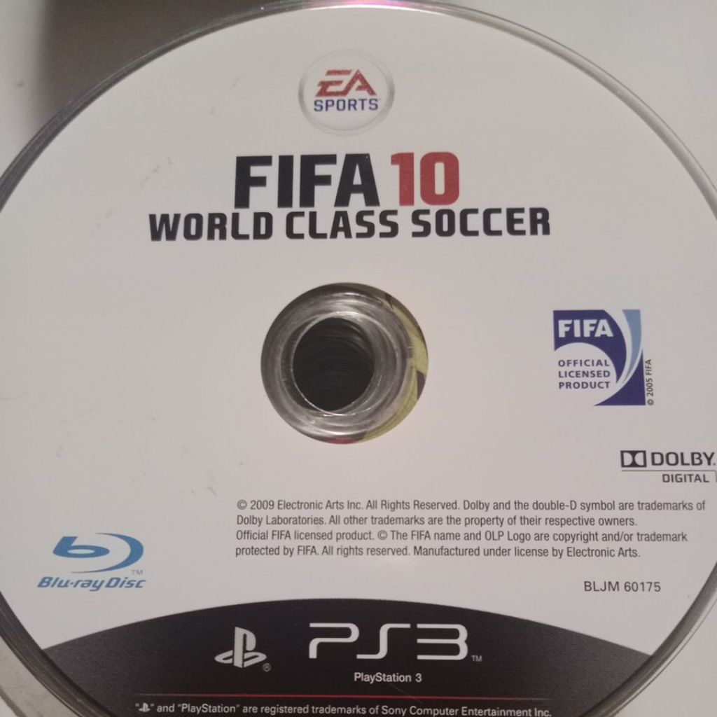 KASET PS3 FIFA 10 SECOND
