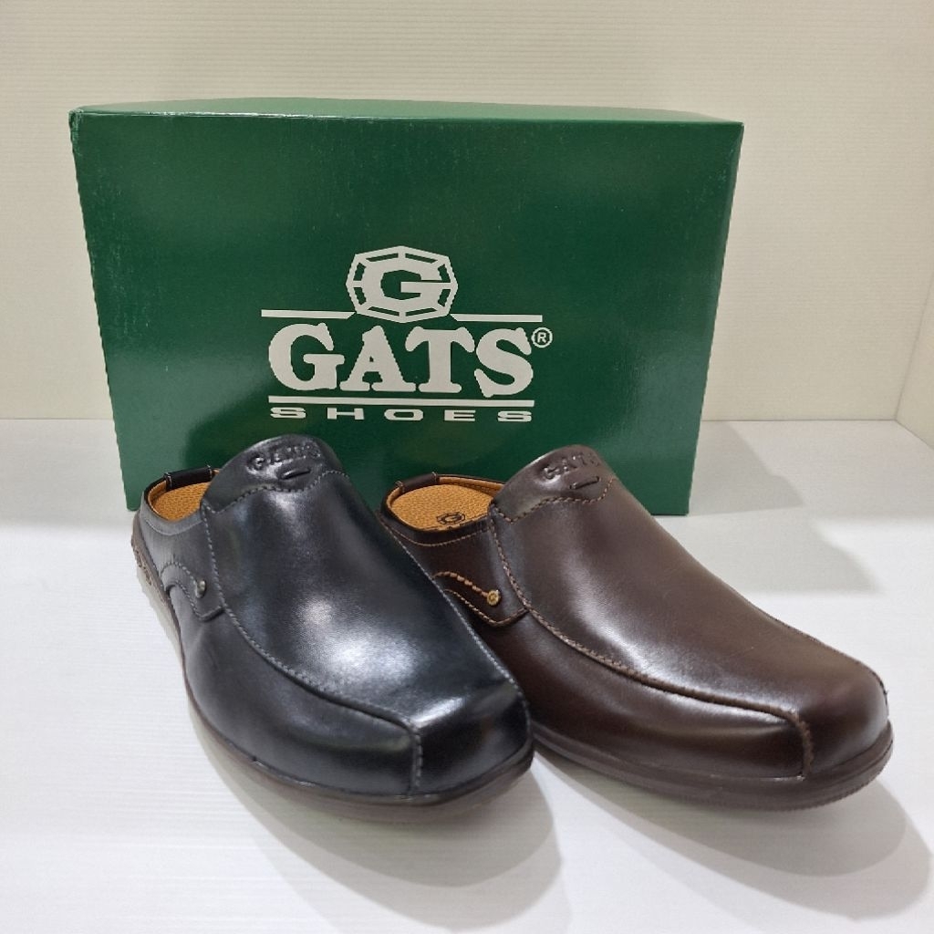 Sepatu Kasual Bustong Kulit Pria GATS NB0003 GARANSI ORIGINAL