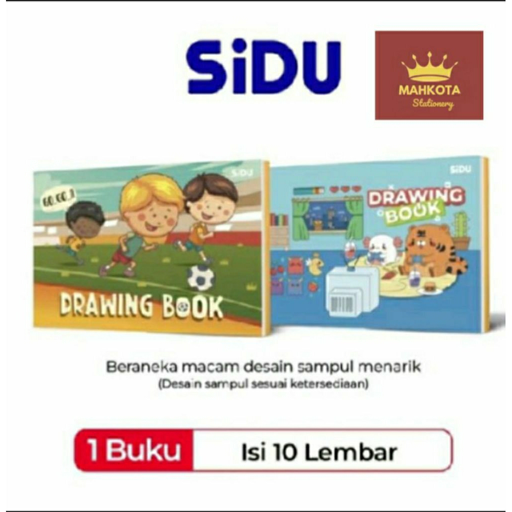 

Sidu Buku Gambar A3/Buku Gambar Sidu isi 10 lembarMotif Random