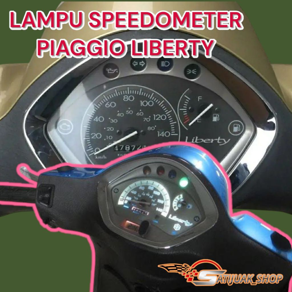 LAMPU SPEEDOMETER PIAGGIO LIBERTY (LED)