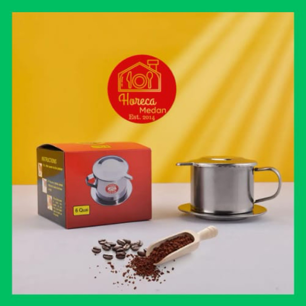 VIETNAM COFFEE DRIP | CLASSIC VIETNAM COFFEE DRIPPER STAINLESS STEEL | DRIPPER KOPI VIETNAM