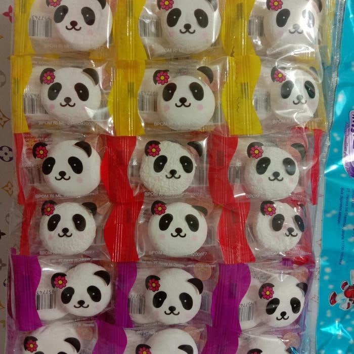 

PERMEN MARSHMALLOW PANDA Candy Manis Permen Rendah gula Food