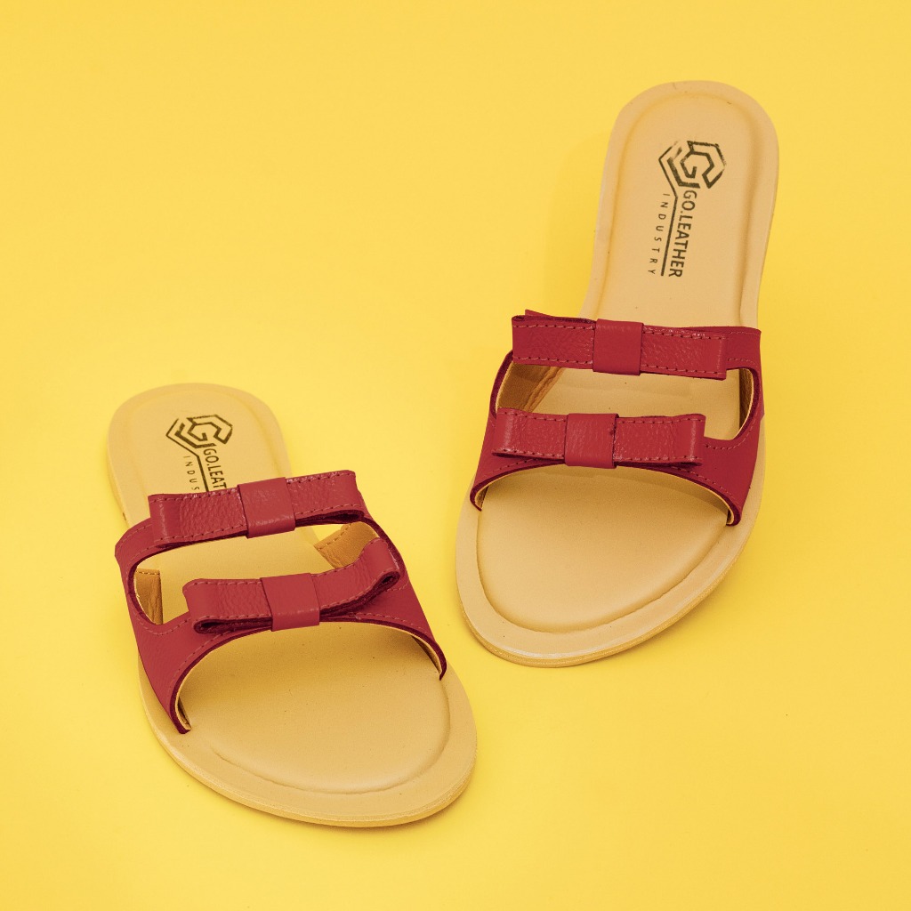 Sandal Kulit Anak Wanita-Sandal Kulit Asli