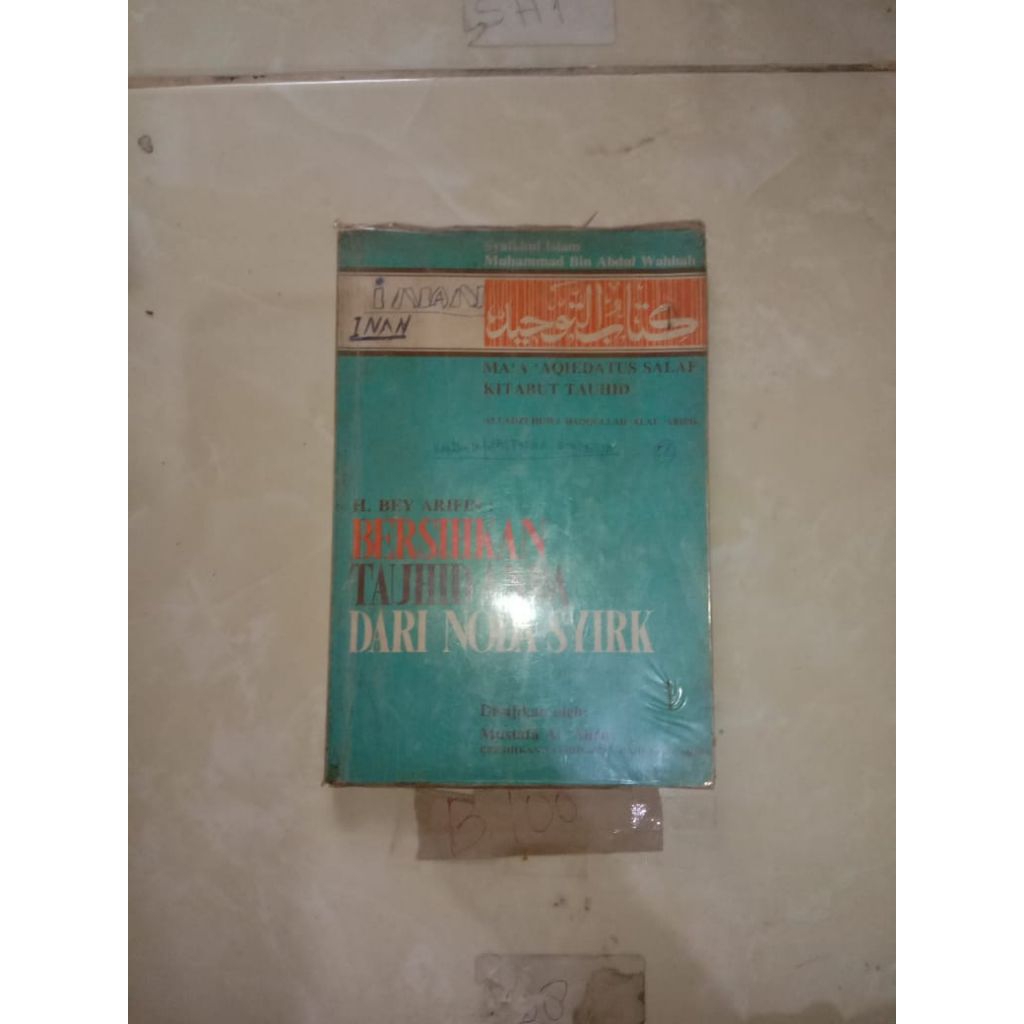 bersihkan dari noda syirik