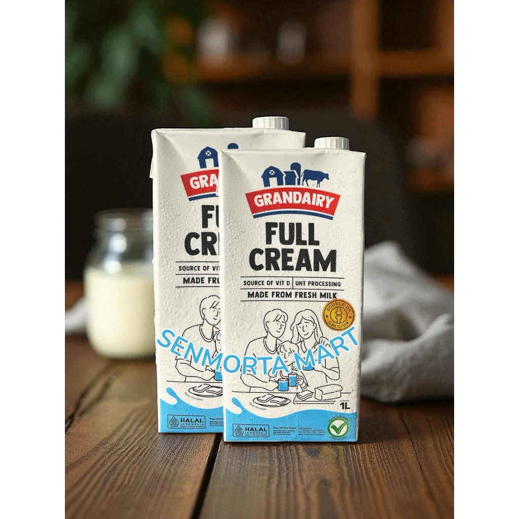 

GRANDAIRY SUSU UHT FULL CREAM 1L
