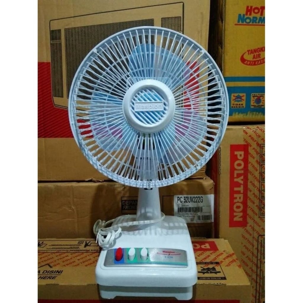 Kipas Angin Meja Maspion F 18 DA / F-18DA Desk Fan 7 Inch
