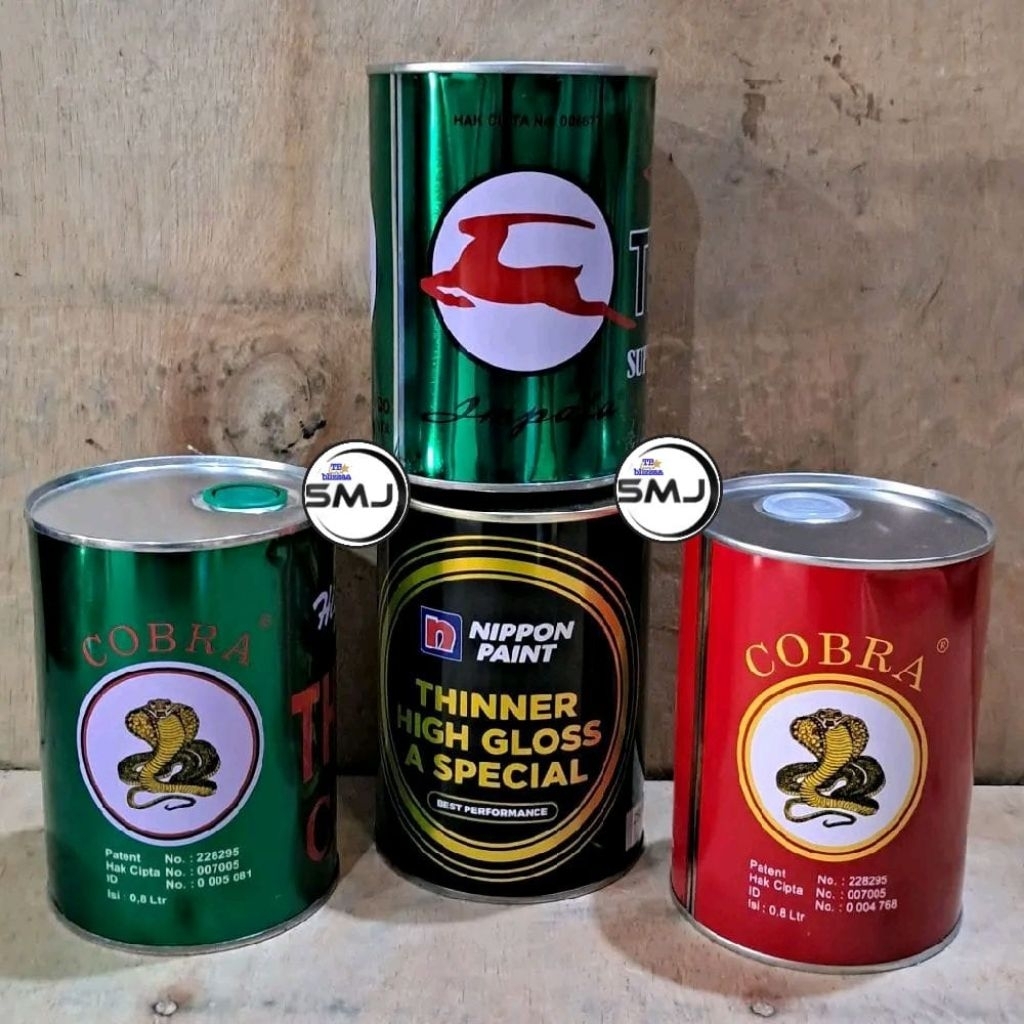 Thinner Impala 1ltr Thiner Cobra Merah 1ltr Thiner Cobra Hijau Tiner ND Super Gloss A Special 1LTR