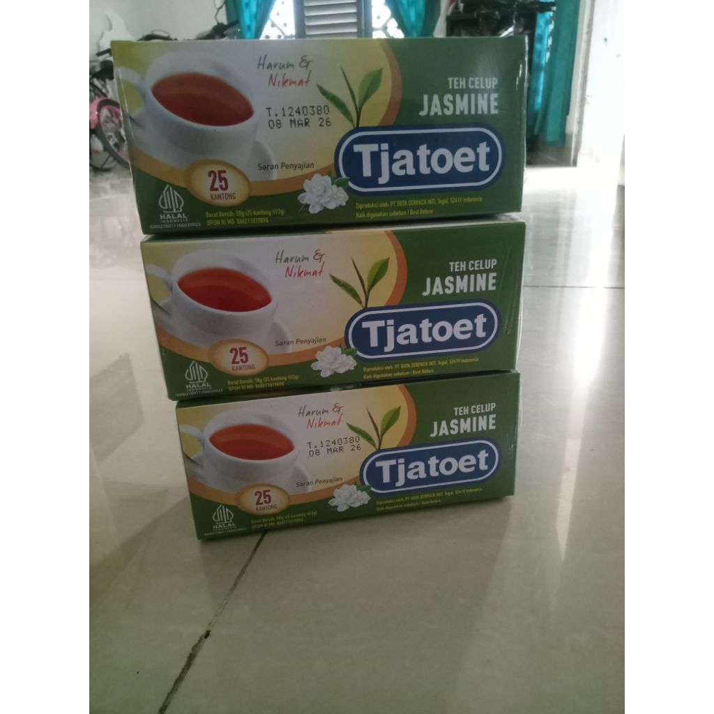 

teh celup catoet Jasmine 1box isi 25pcs