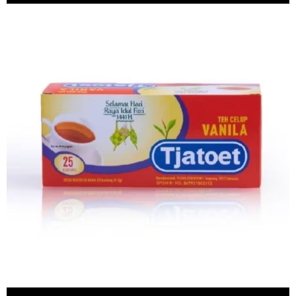 

teh celup catoet vanila 1box isi 25pcs