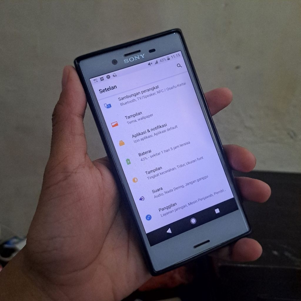 Sony Xperia X Compact S02J Batre susah naek ,keadaan low bat kosong...