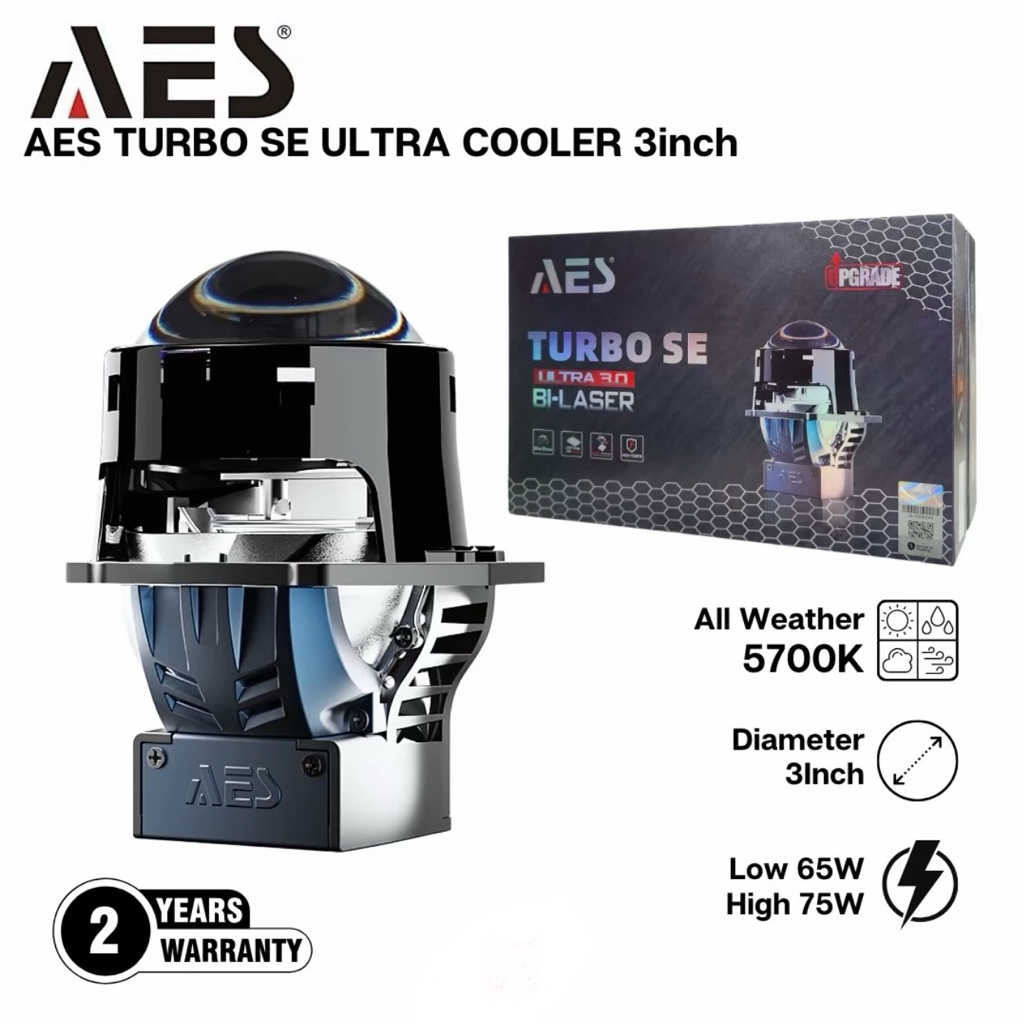 •BILED• Turbo SE Bi-Laser Ultra Cooler 3inch TIR Technology Bi Laser 75 watt