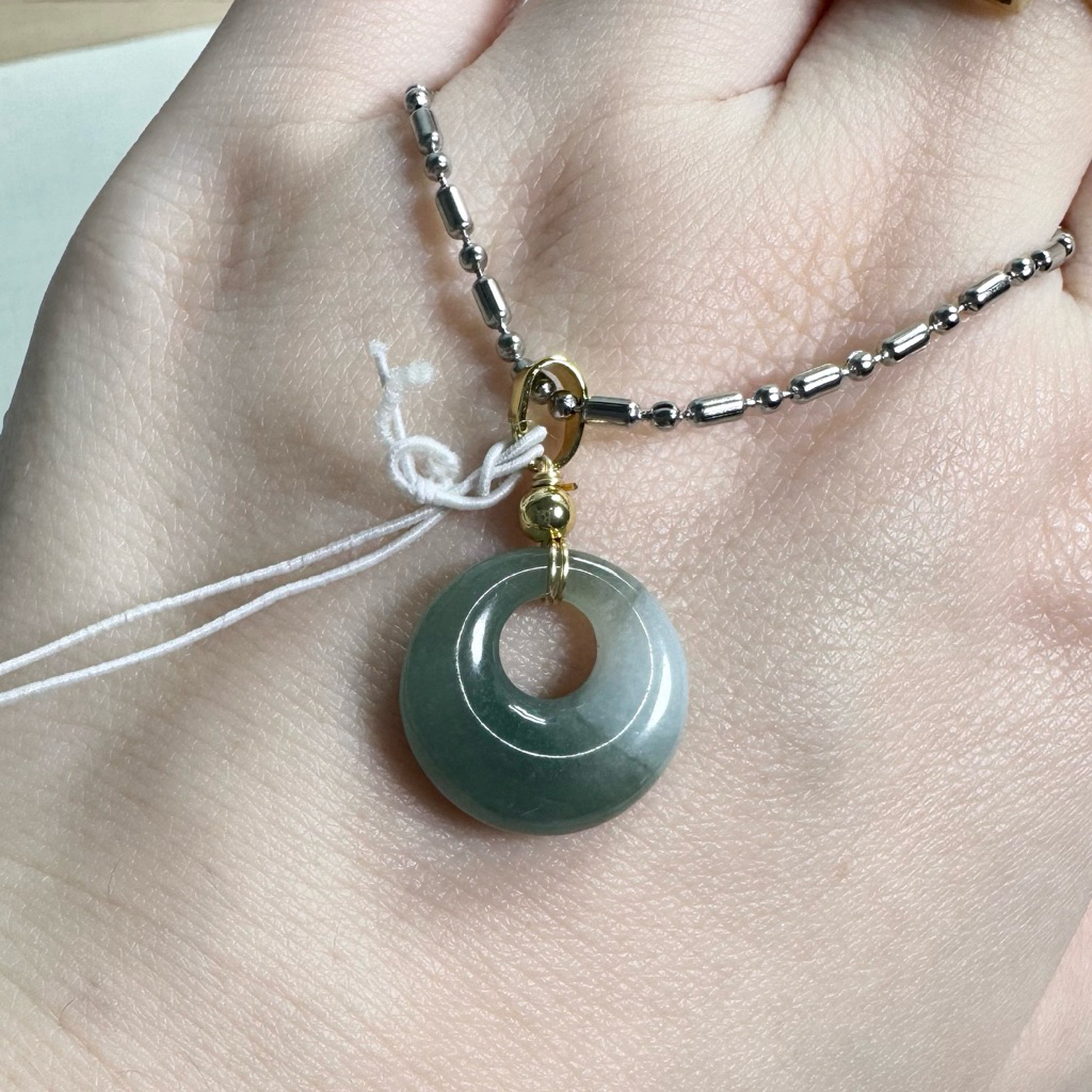 KOI FLOATING princess donut donat giok jade jadeite burma type a