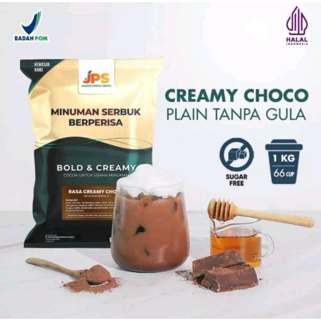 

Power Drink JPS Bubuk Minuman Rasa Creamy Choco Plain 1 Kg