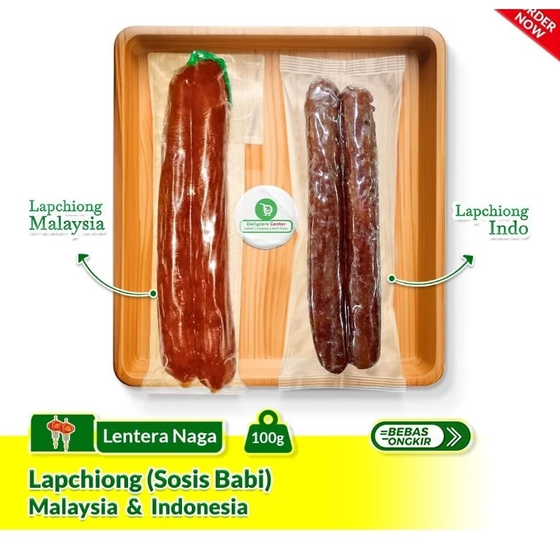 

Lapchiong 100gr Isi 2 non halal