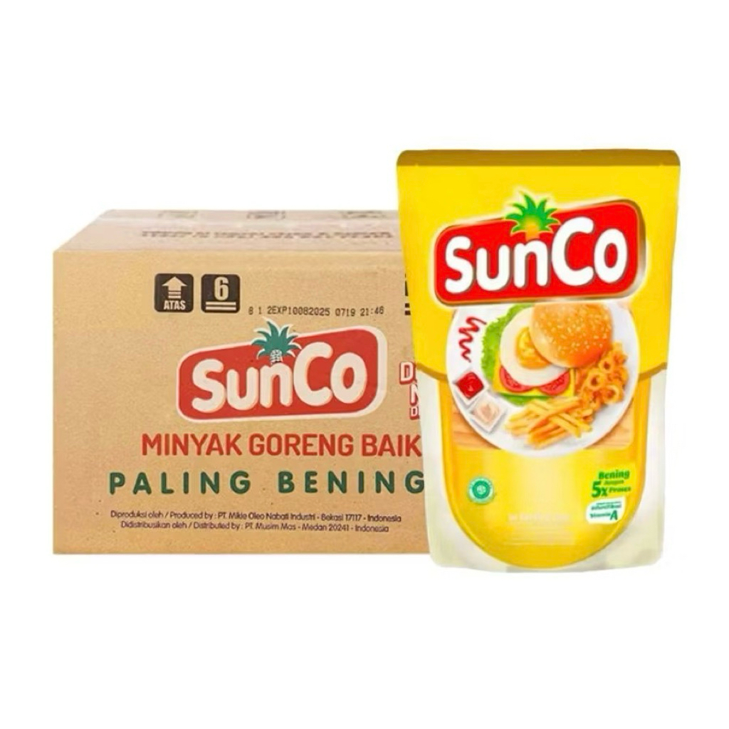 

1 Dus Isi 6 Sunco Minyak Goreng 2 Lt