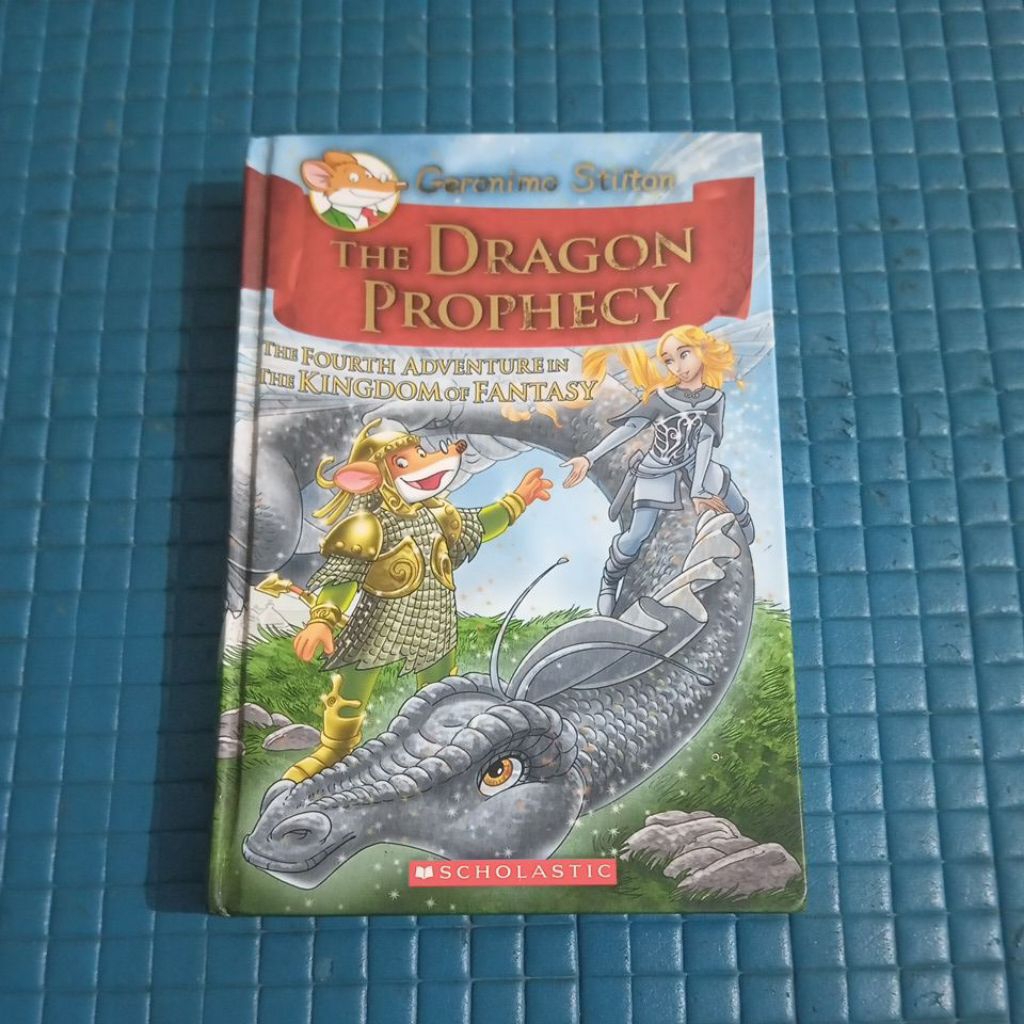 Komik impor:  Geronimo Stilton THE DRAGON PROPHECY. THE FOURTH ADVENTURE IN THE KINGDOM OF FANTASI. 