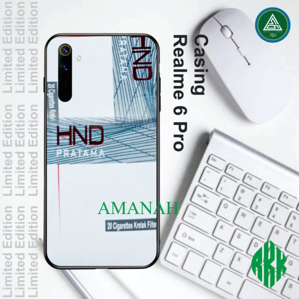 Case REALME 6 PRO J series - Casing Realme 6 Pro -  Silikon Hp Realme 6 Pro - Softcase Glass Kaca - 