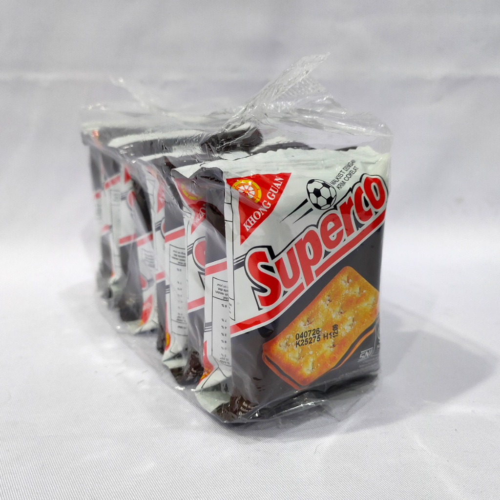 

Khong Guan Superco Biskuit Malkist Krim Cokelat 18gr Isi 10