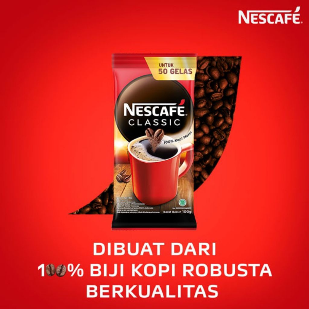 

Nescafe Kopi Classic 90gr, Nescafe Kopi 3In1 525gr
