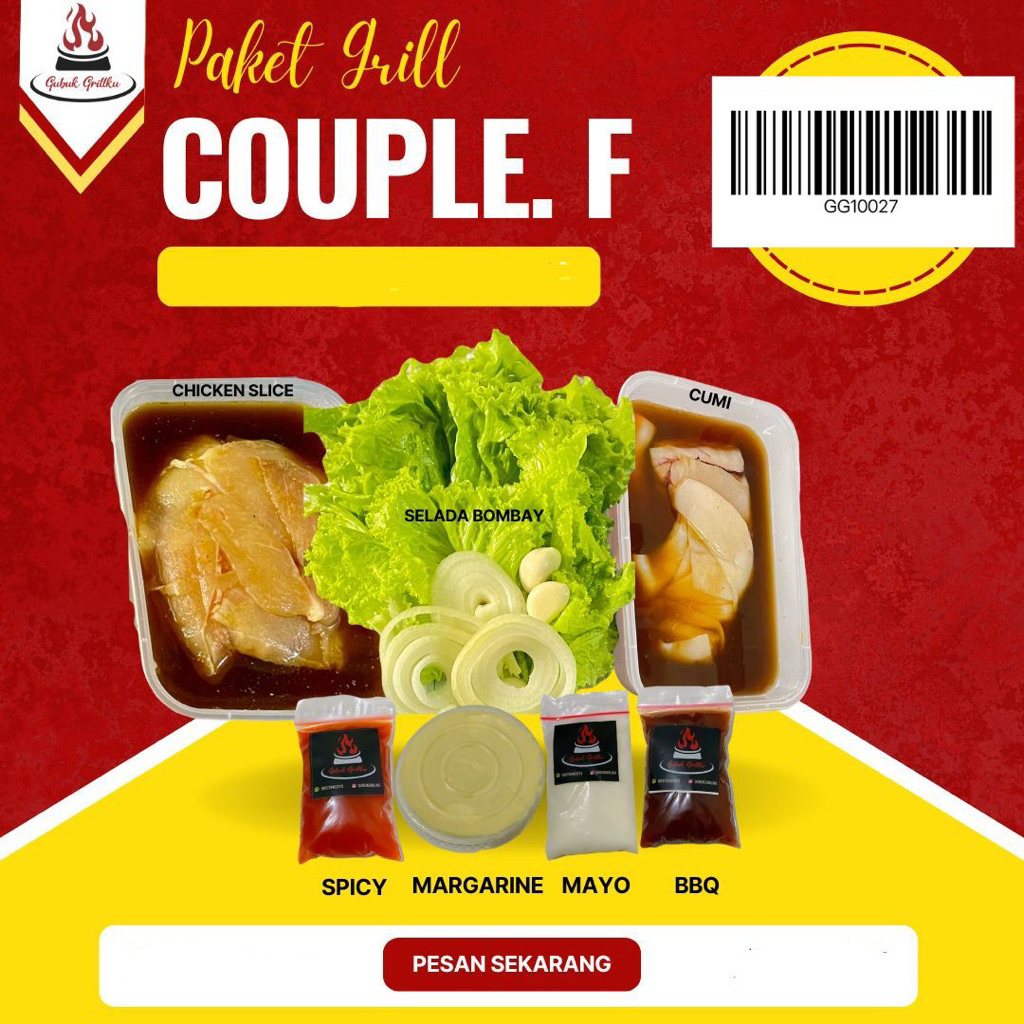 

PAKET GRILL COUPLE.F || PAKET BBQ || PAKET GRILL PROMO