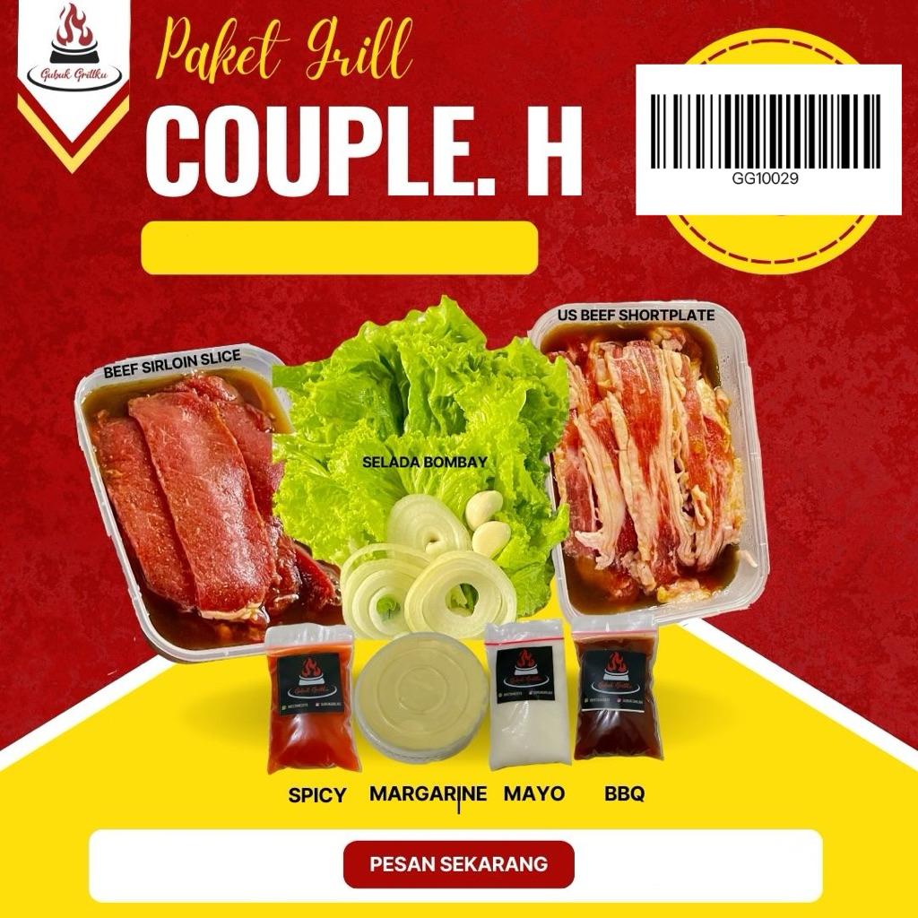 

PAKET GRILL COUPLE.H || PAKET BBQ || PAKET GRILL PROMO