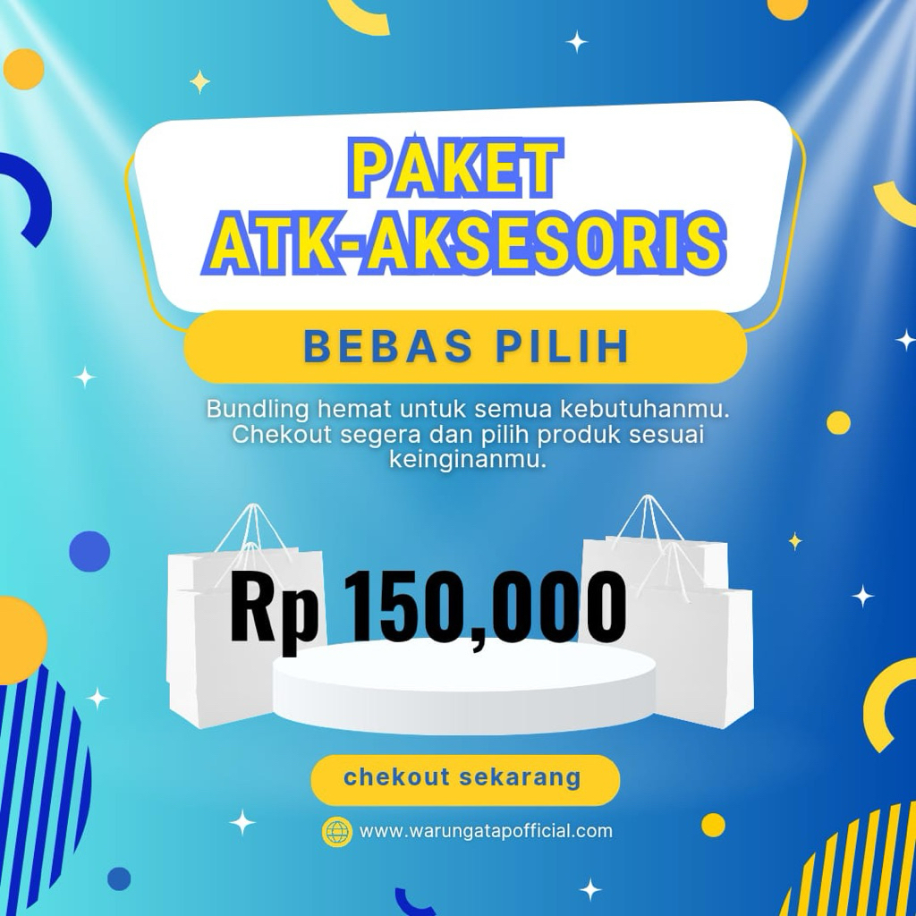 

PAKET ALAT TULIS SEKOLAH+AKSESORIS(BEBAS PILIH)