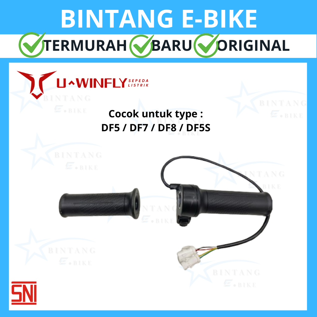 Handel Gas Sepeda Listrik ORIGINAL Uwinfly DF5, DF7, DF8, DF5S  handle gas uwinfly