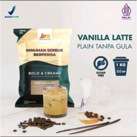 

Powder Drink JPS Bubuk Minuman Rasa Vanilla Latte Plain 1 Kg