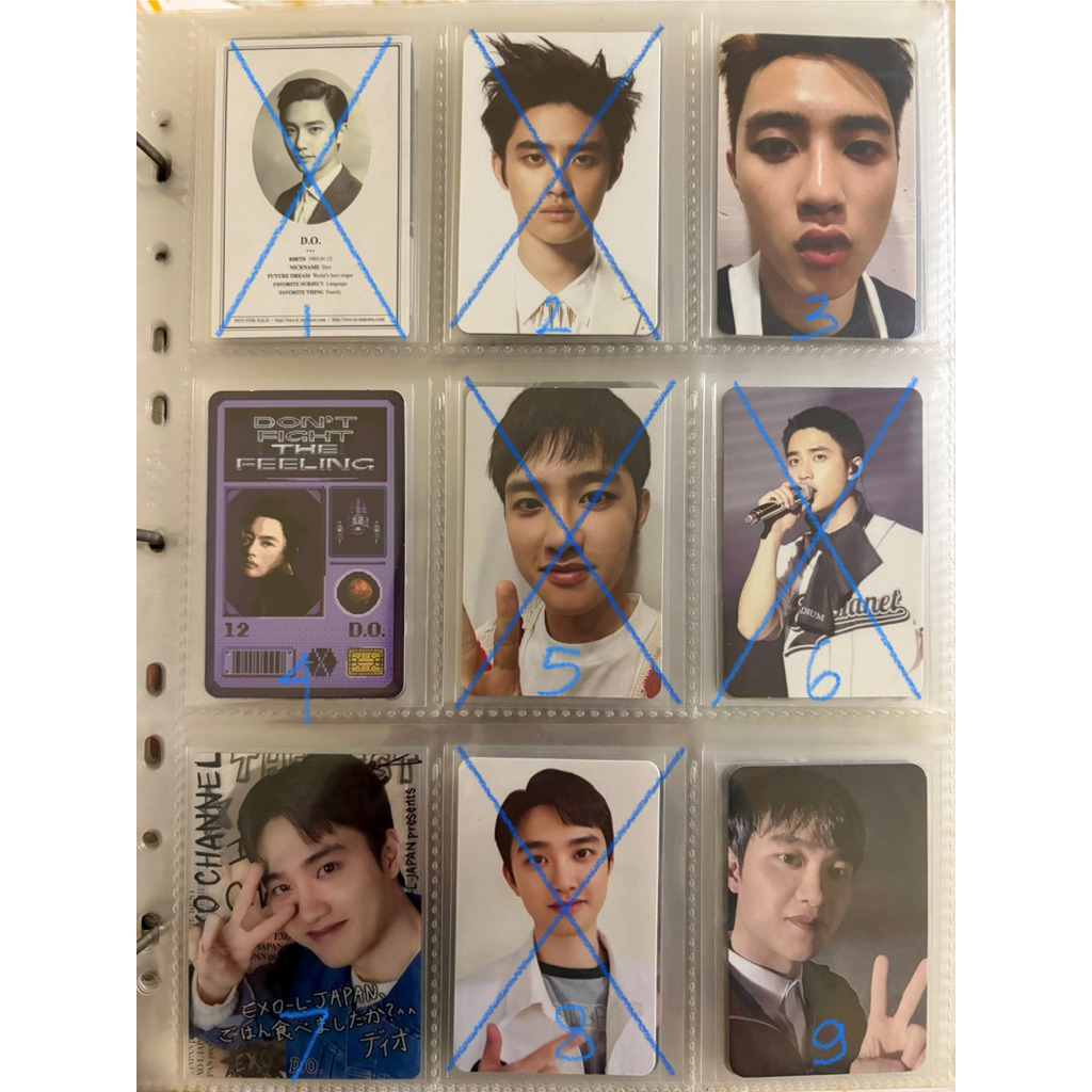 TAKE ALL PHOTOCARD EXO D.O. Kai Suho Sehun Xiumin Kyungsoo Jongin