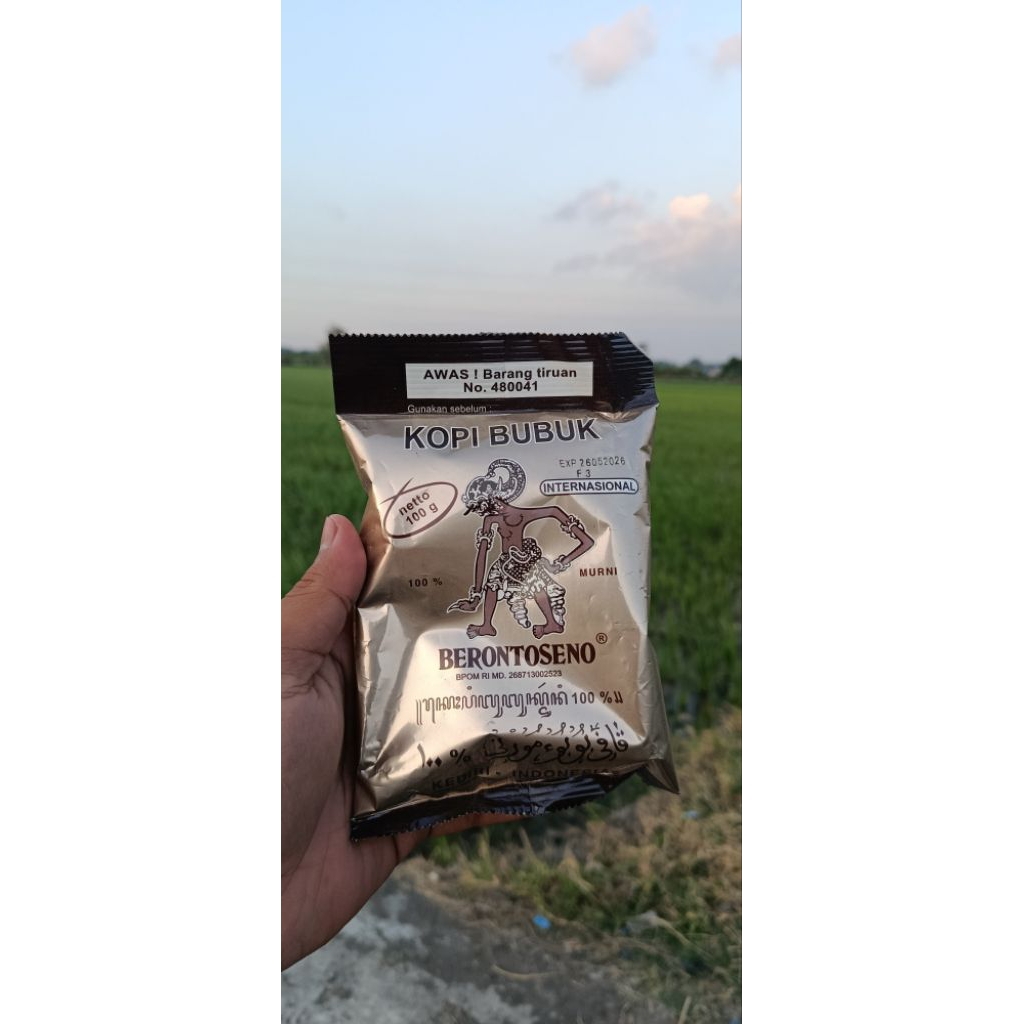 

Kopi Bubuk Brontoseno Asli Kediri Internasional 100gram 100% Kopi Murni