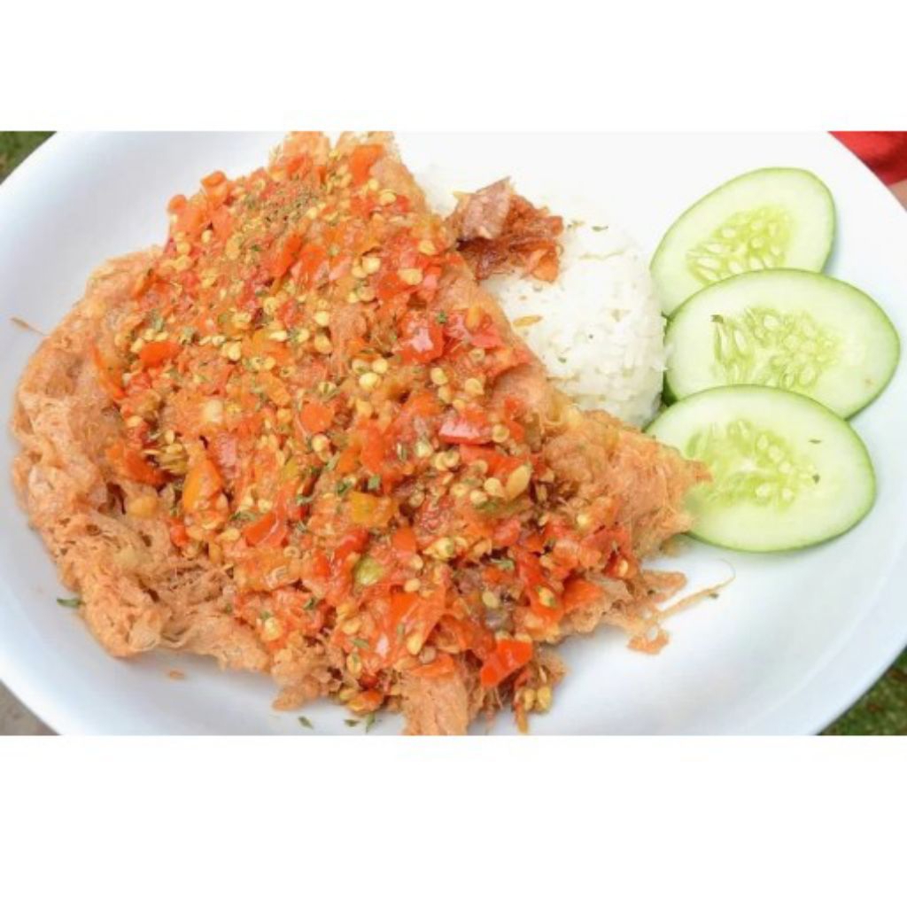 

paket nasi telur crispy geprek termurah