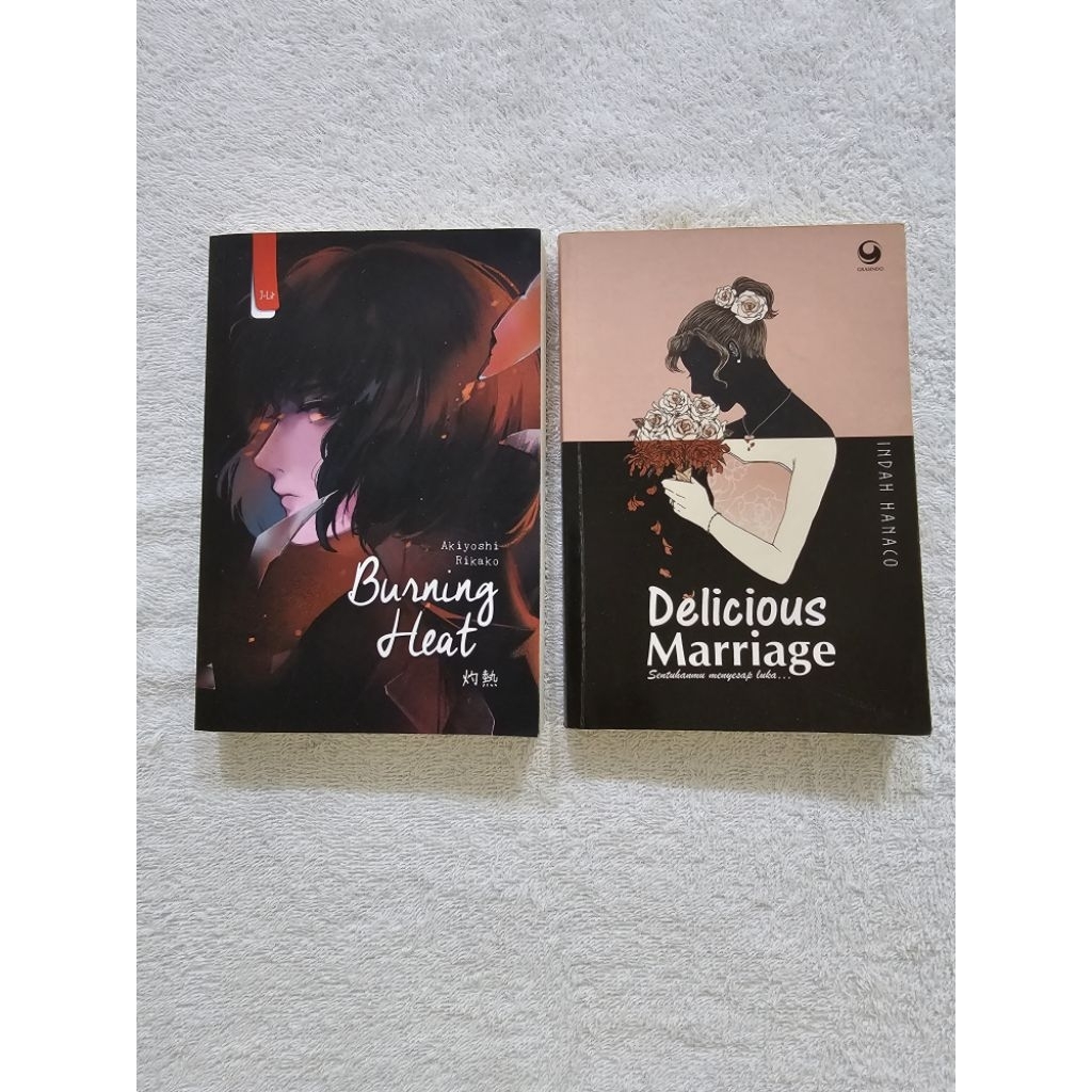 Preloved Novel Burning Heat & Delicious Marriage