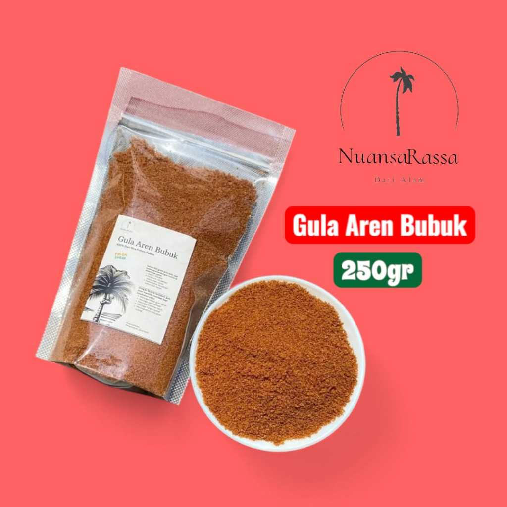 

Gula aren bubuk original asli 250gr gula kawung bubuk asli dari pohon palem NuansaRassa