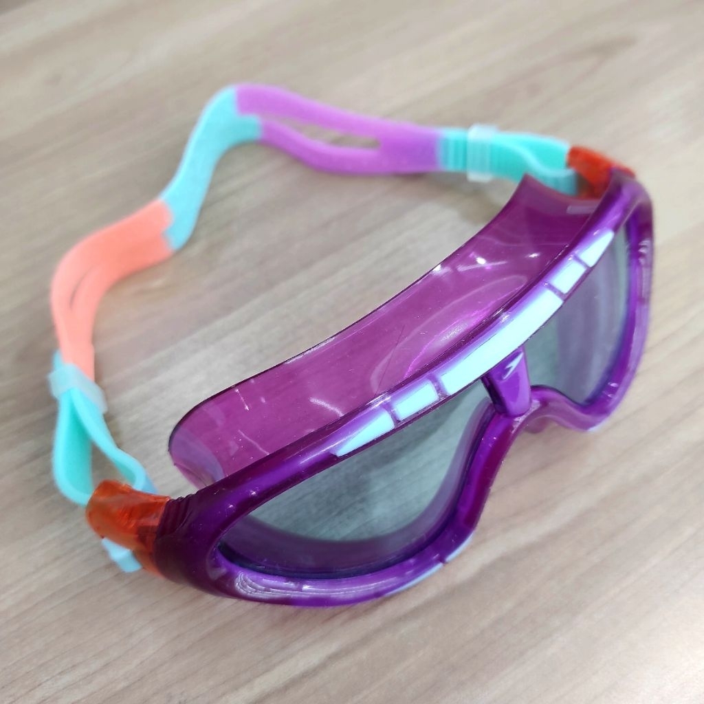 Kaca mata Renang Anak SPEEDO Anti Fog Biofuse RIFT Mask Goggle Purple Original *MELIHAT LEBIH LUAS D