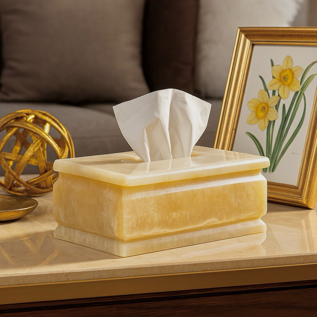 deco 778 - tissue box onyx luxury / tempat tisu onyx