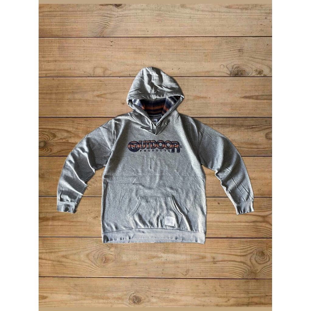 HOODIE OUTDOOR GREY SECOND ORIGINAL