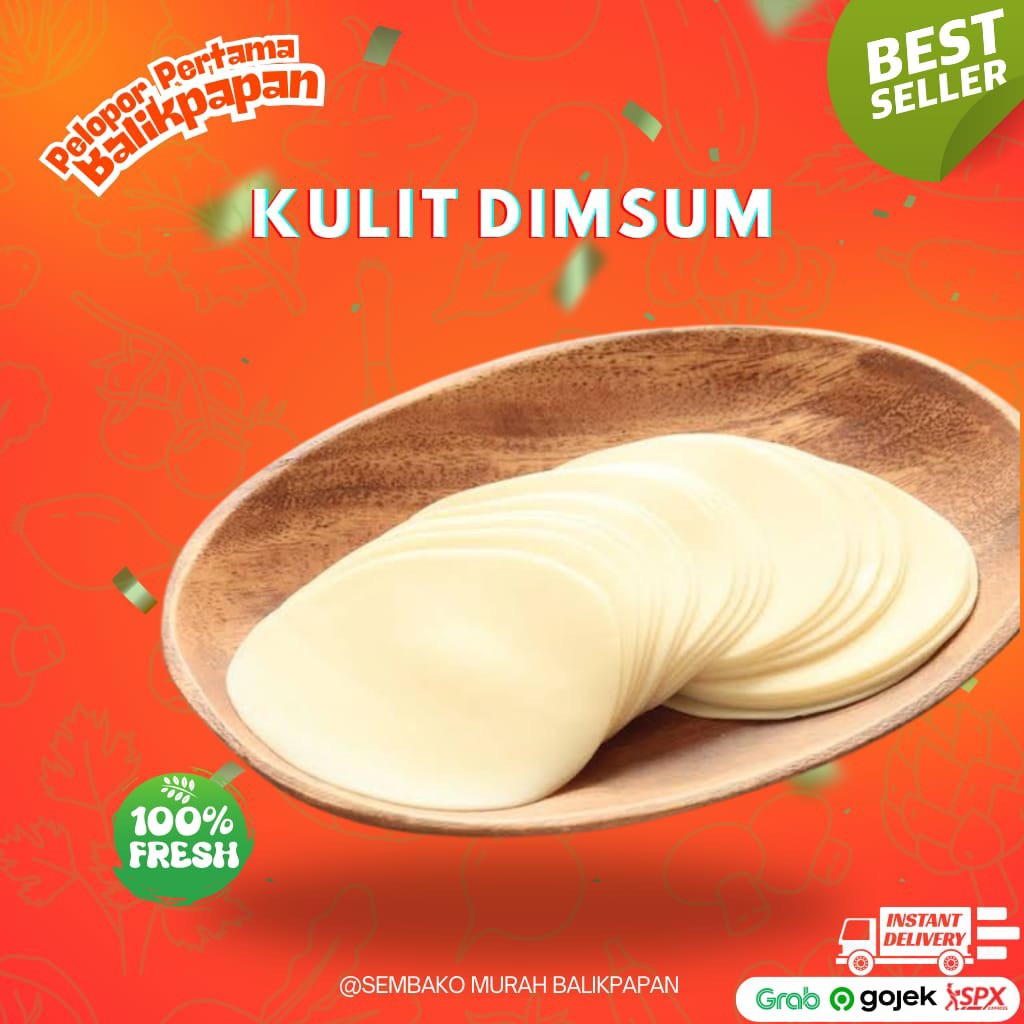 

Kulit dimsum 50 lembar Diameter 9cm