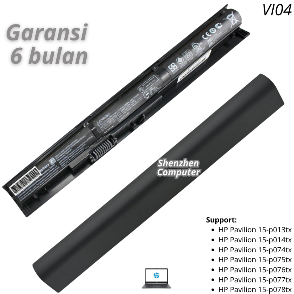 Baterai HP Pavilion 15-p231ax, Baterai HP Pavilion 15-p229ax, Baterai HP Pavilion 15-p227ax, Baterai