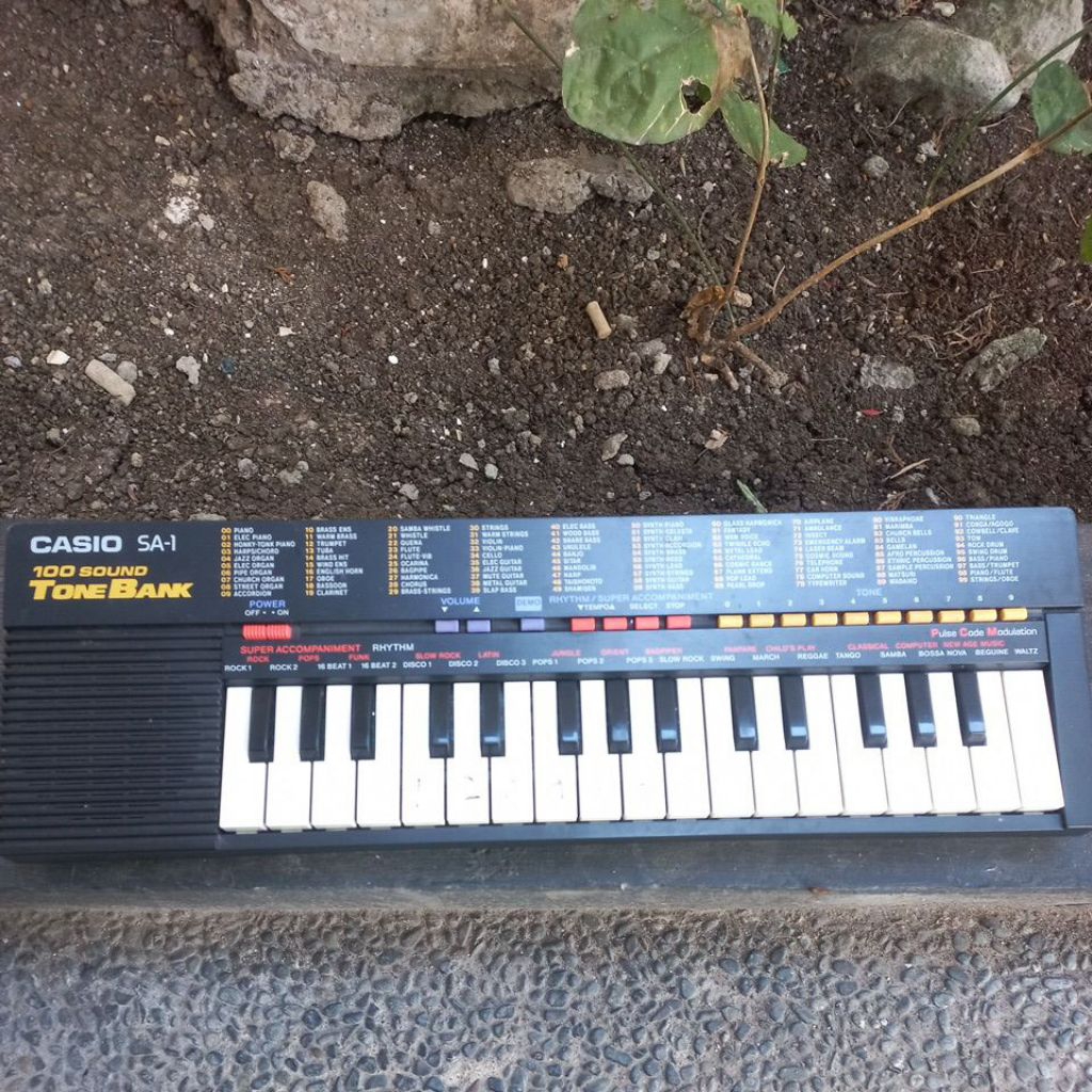 casio sa - 1 mini piano
