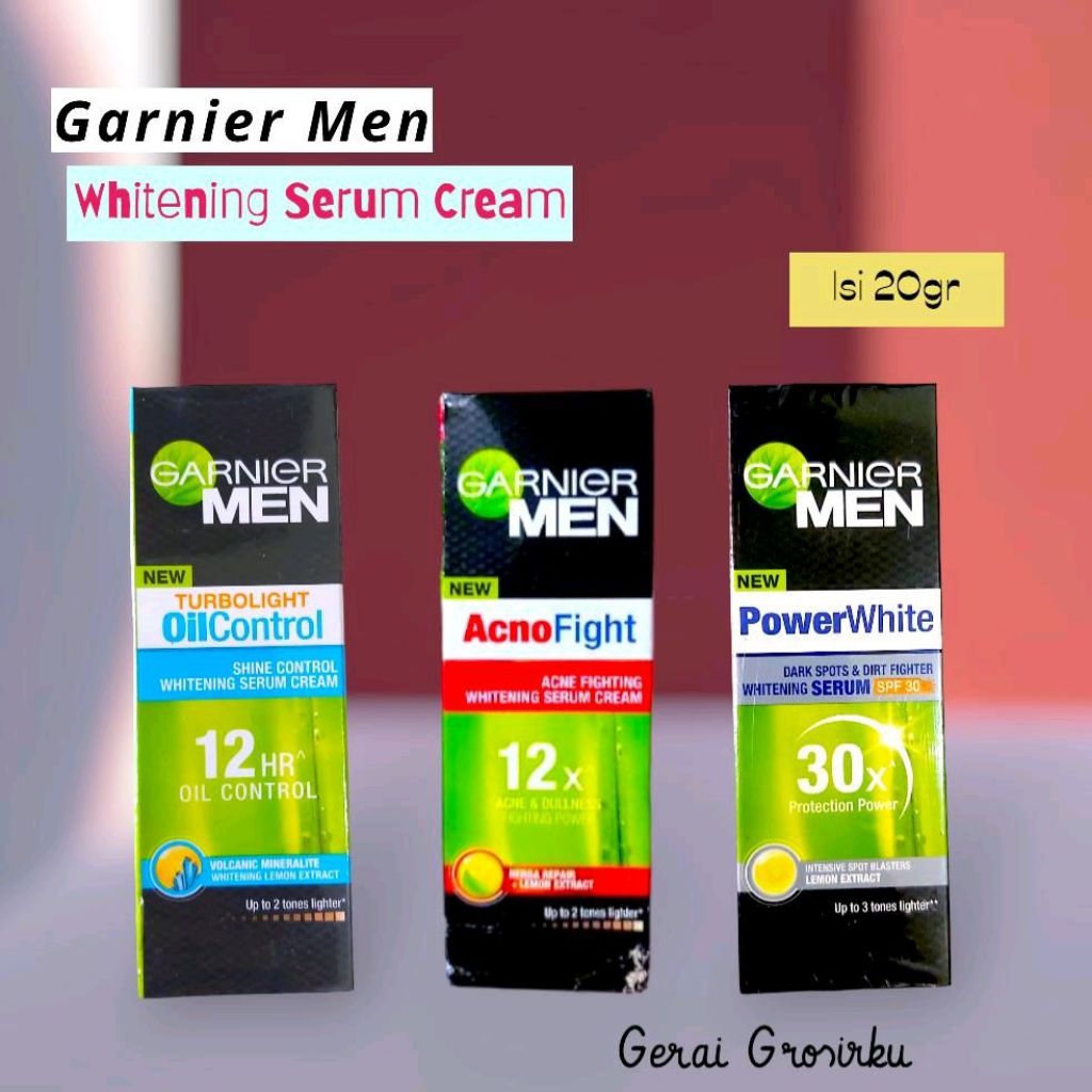 GARNIER MEN Serum pelembab wajah